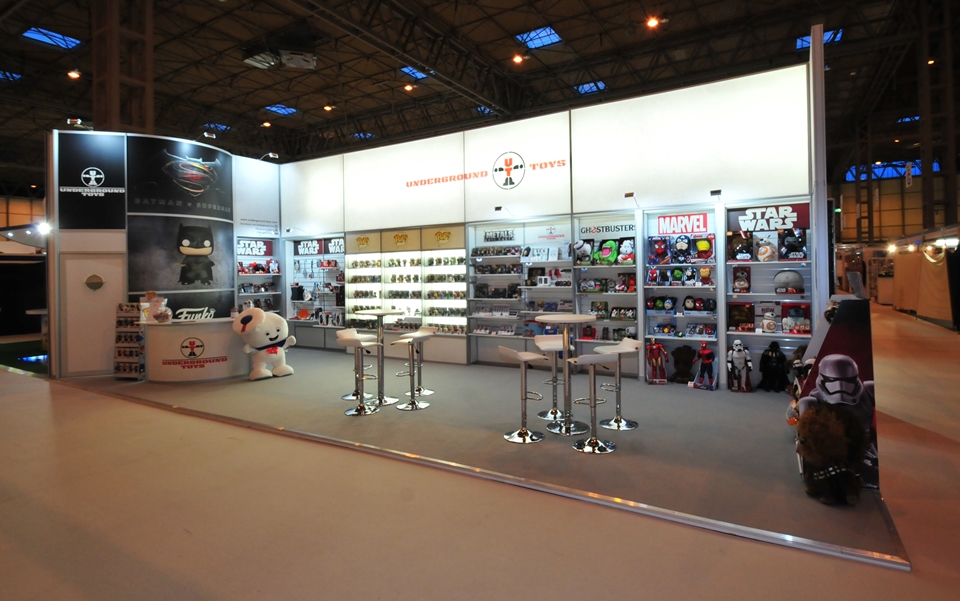 Exhibition stand for Underground Toys