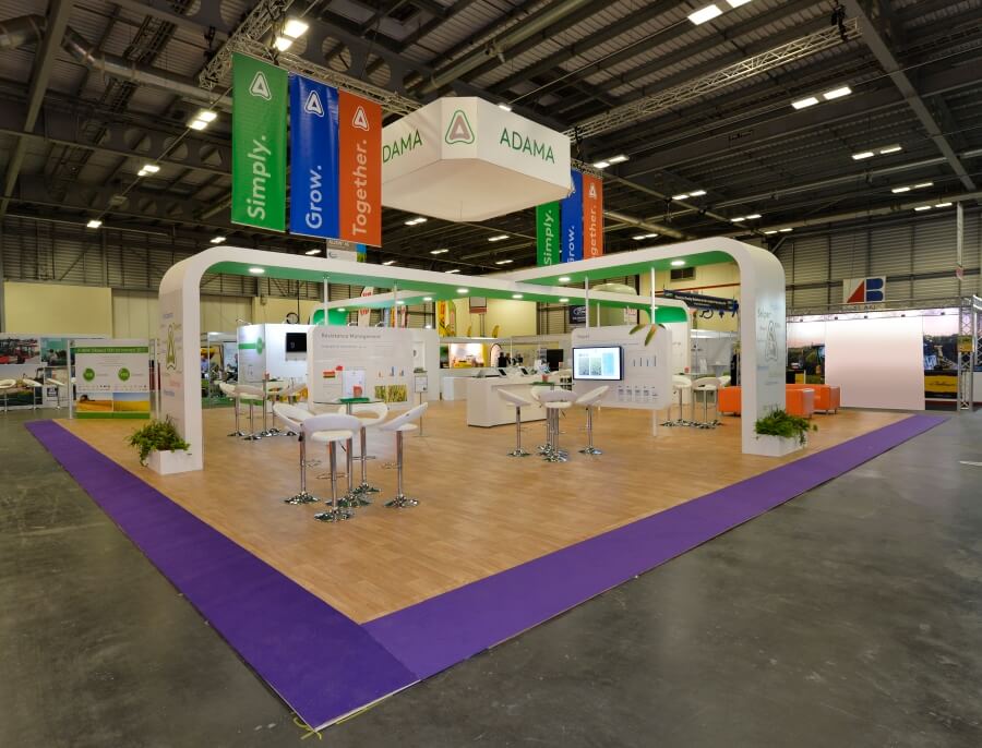 croptec exhibition stand - adama