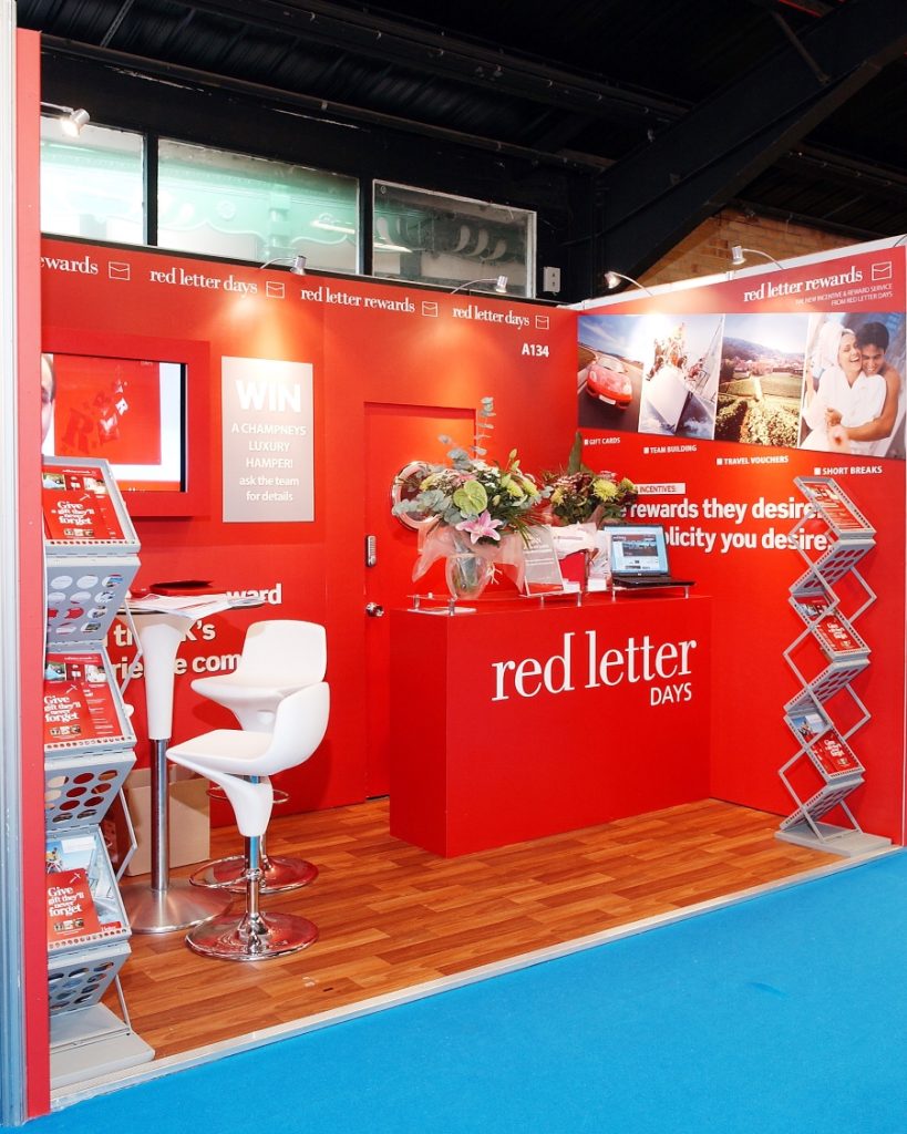 cipd exhibition stand - red letter days