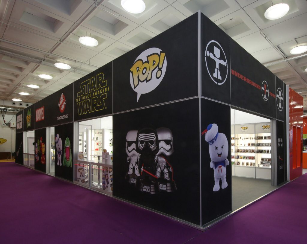 exhibition stand at the toy fair for underground toys - 3