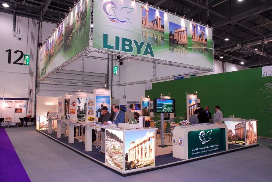 world travel market exhibition stand - libya waha expo