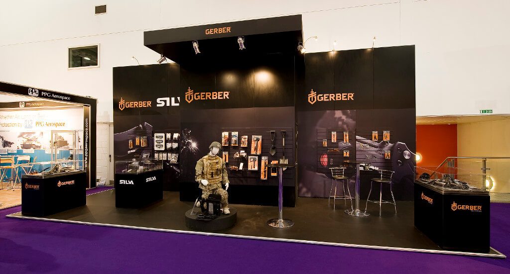 dsei exhibition stand - silva gerber