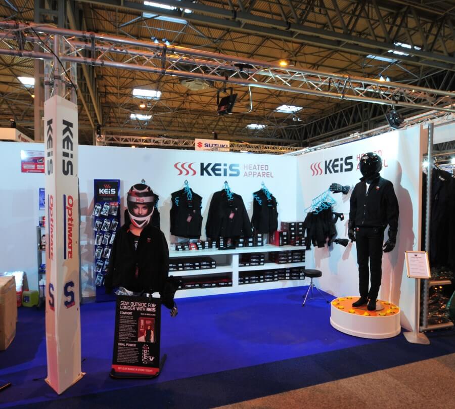 Motorcycle Live exhibition stand - Keis